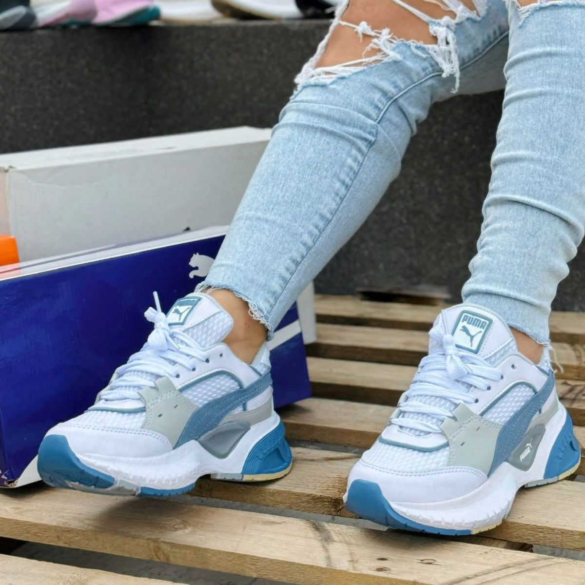 Zapatillas Puma Plataforma Dama