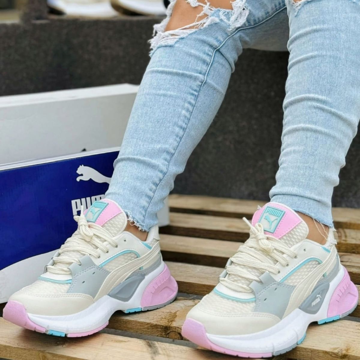 Zapatillas Puma Plataforma Dama