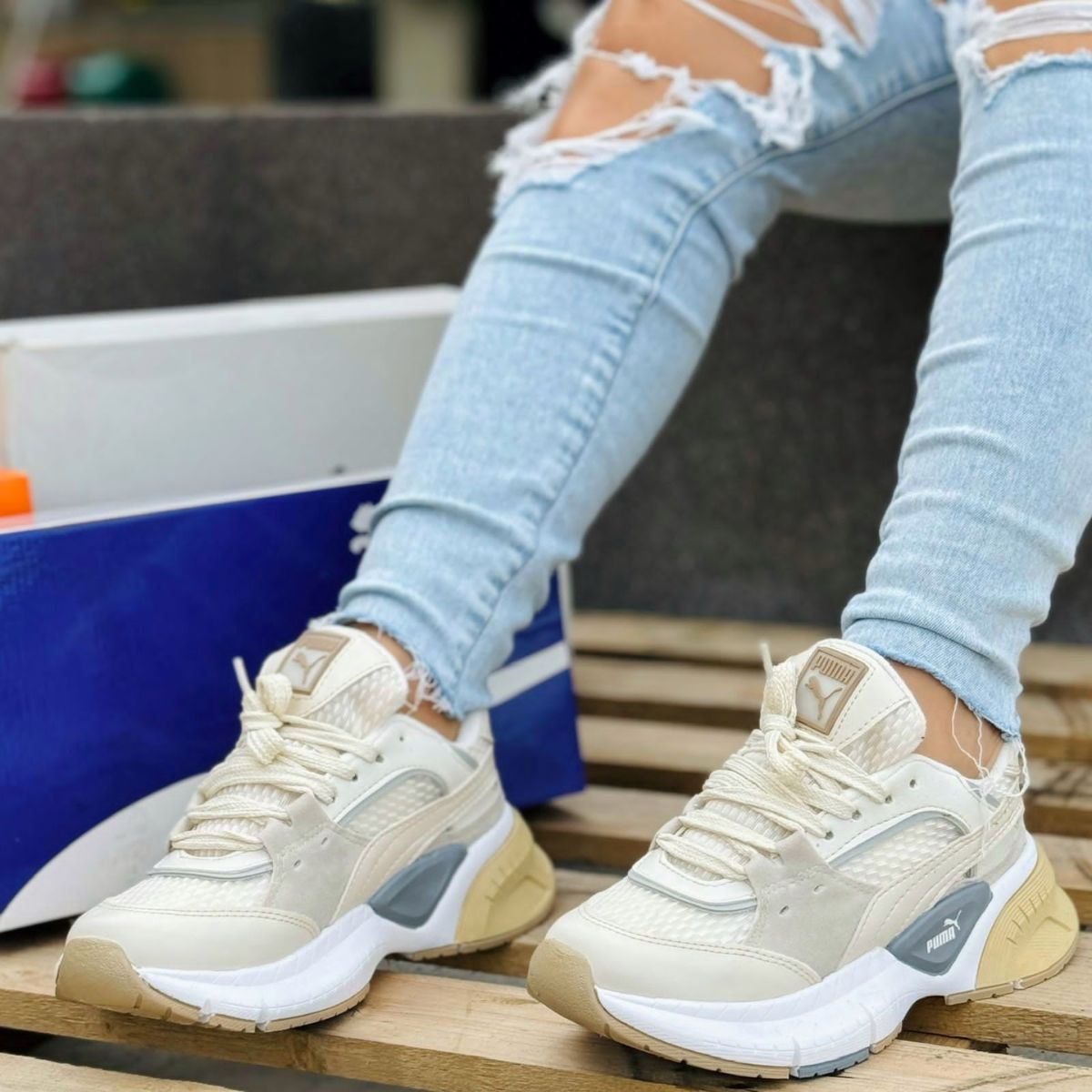 Zapatillas Puma Plataforma Dama