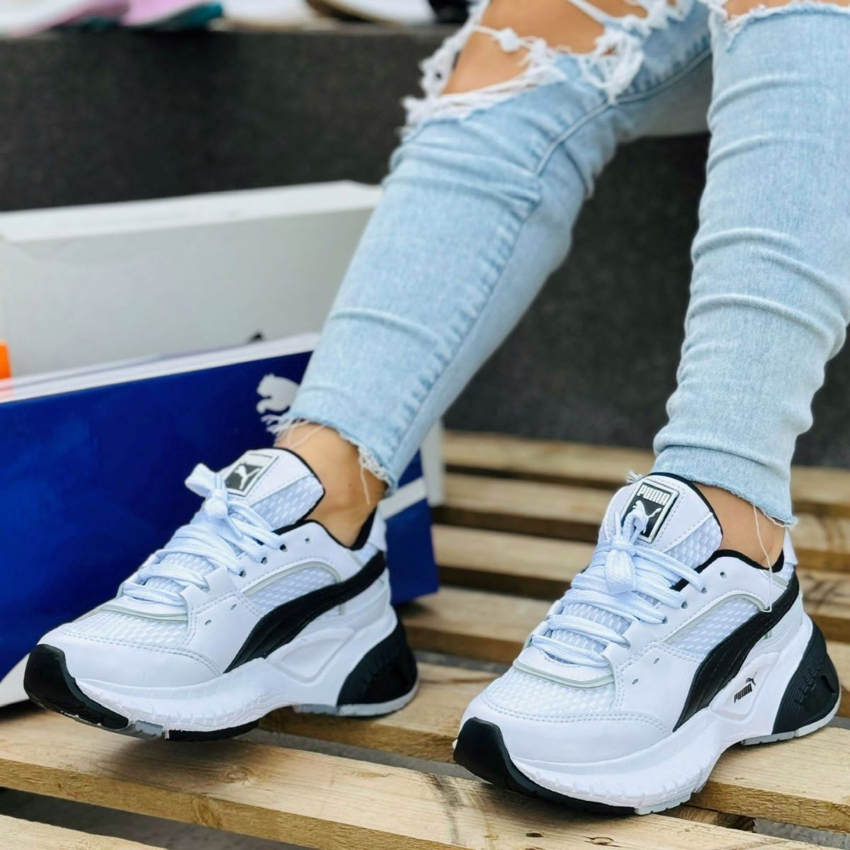 Zapatillas Puma Plataforma Dama