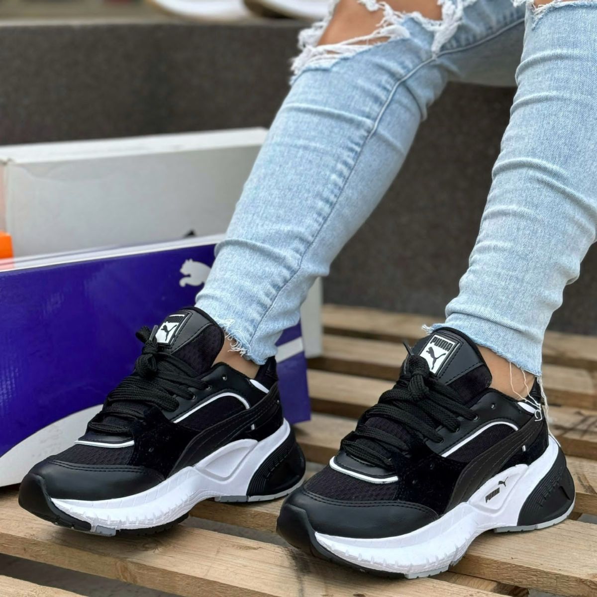 Zapatillas Puma Plataforma Dama